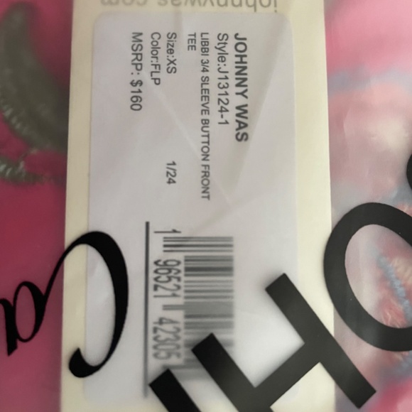 Johnny Was Libbi top - XS - Picture 5 of 5